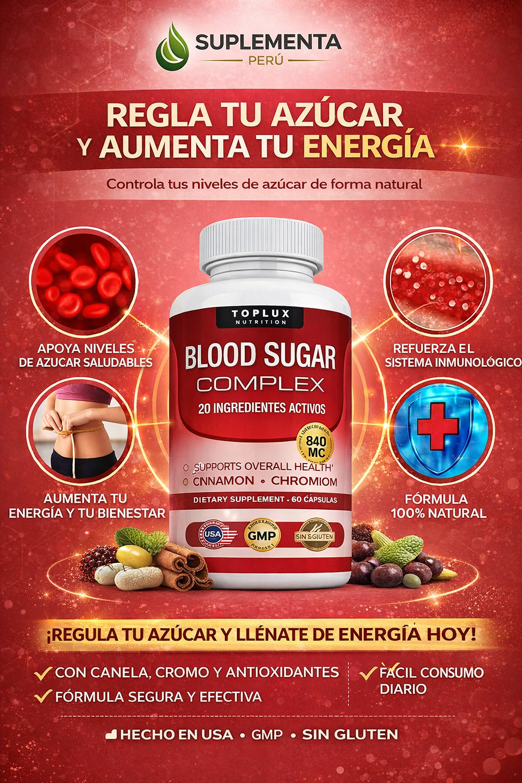 CONTROLA TU AZUCAR Y RECUPERA TU ENERGIA NATURALMENTE