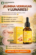 ELIMINA VERRUGAS Y LUNARES SIN DOLOR