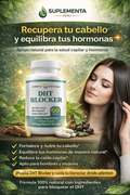 BLOQUEADOR DE CAIDA DE CABELLO: DETEN LA CAIDA DEL CABELLO DESDE LA RAIZ Y RECUPERA TU CABELLO Y EQUILIBRA TUS HORMONAS