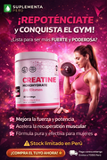 CREATINA MONOHIDRATADA FORMULADA PARA MUJERES: MAS FUERZA, MAS ENERGIA Y MEJOR RECUPERACION
